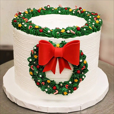«Рождественский венок» купить - подольск.сладкоежкин.рф