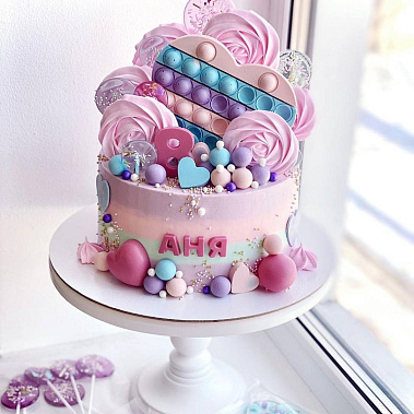 Торт "Сладкий поп-ит" купить - подольск.сладкоежкин.рф