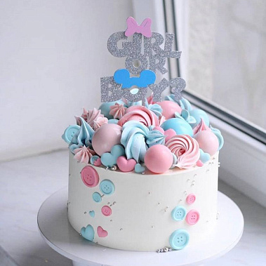 Торт "Girl or Boy" купить - подольск.сладкоежкин.рф