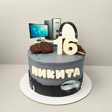 Торт "Компьютер" купить - подольск.сладкоежкин.рф
