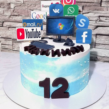 Торт "Соц-сети" купить - подольск.сладкоежкин.рф