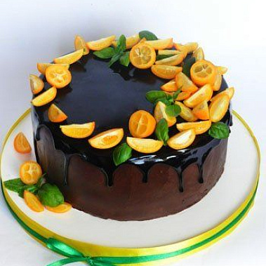 Торт глазурь с дольками купить - подольск.сладкоежкин.рф