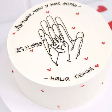 Торт "Семья" купить - подольск.сладкоежкин.рф