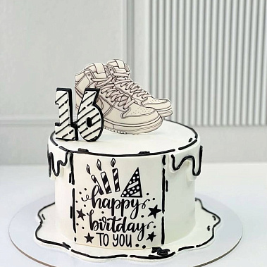 Торт "Кроссовки" купить - подольск.сладкоежкин.рф