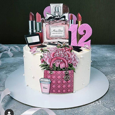 Торт "Косметика" купить - подольск.сладкоежкин.рф